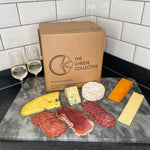 Load image into Gallery viewer, Award-winning British cheese and meat hamper | Deli Farm Charcuterie | Baron Bigod | Westcombe Red | Keens Mature Cheddar | Mayfield | Yorkshire Blue
